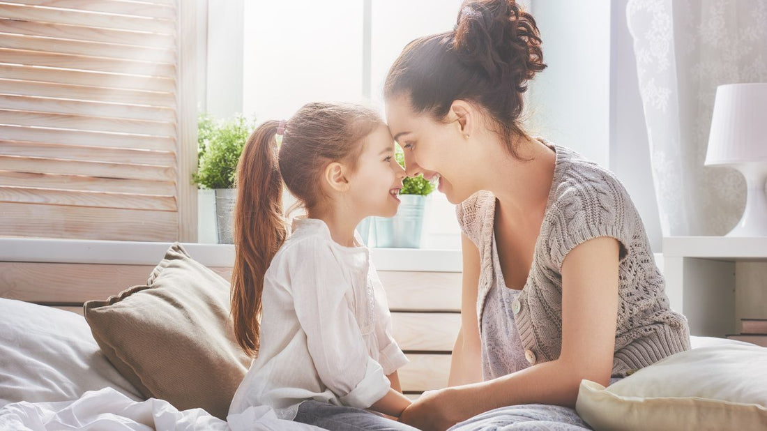 Mum and Daughter happy and healthy