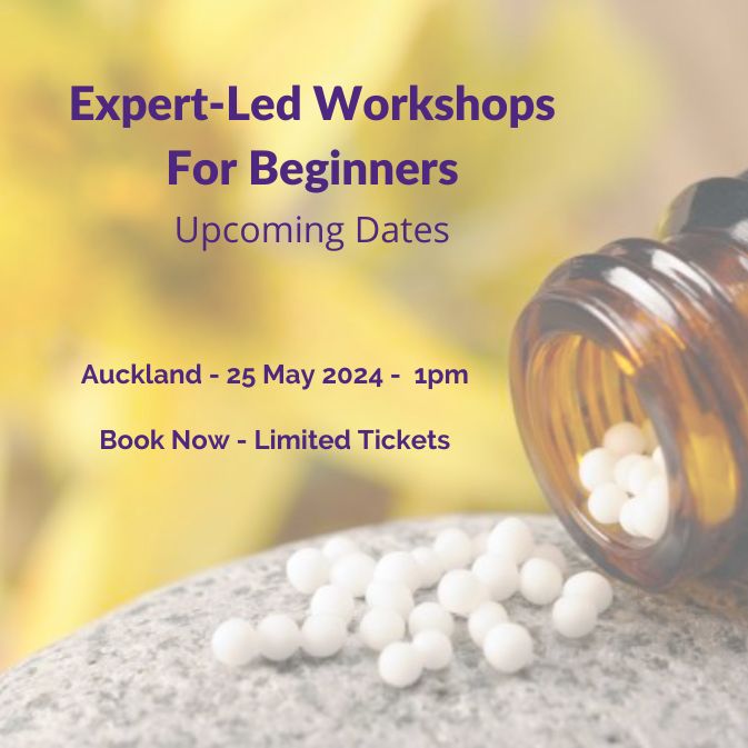 In Person Workshop: Confidently Use Homeopathy At Home
