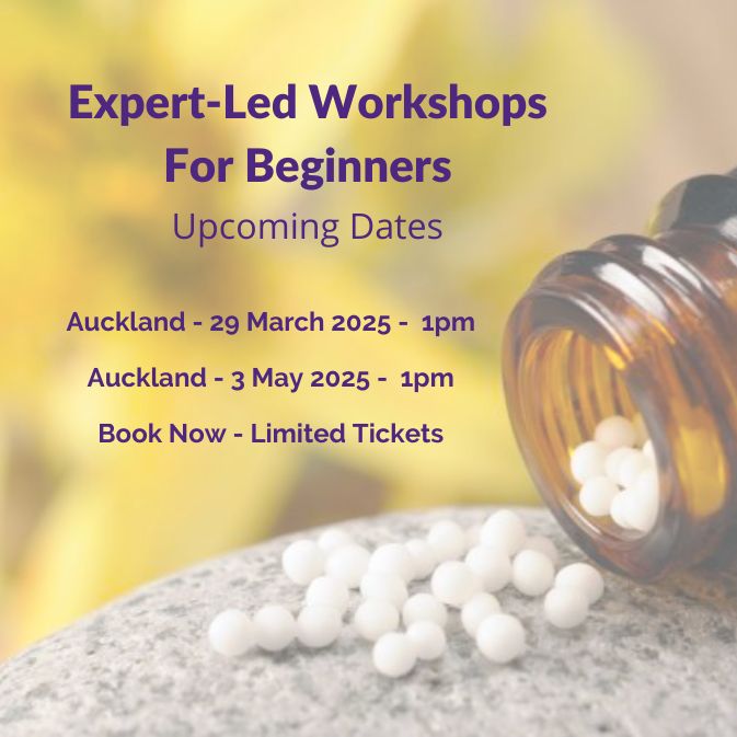 In Person Workshop: Confidently Use Homeopathy At Home